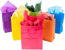 Bright Neon Colored Party Present Paper