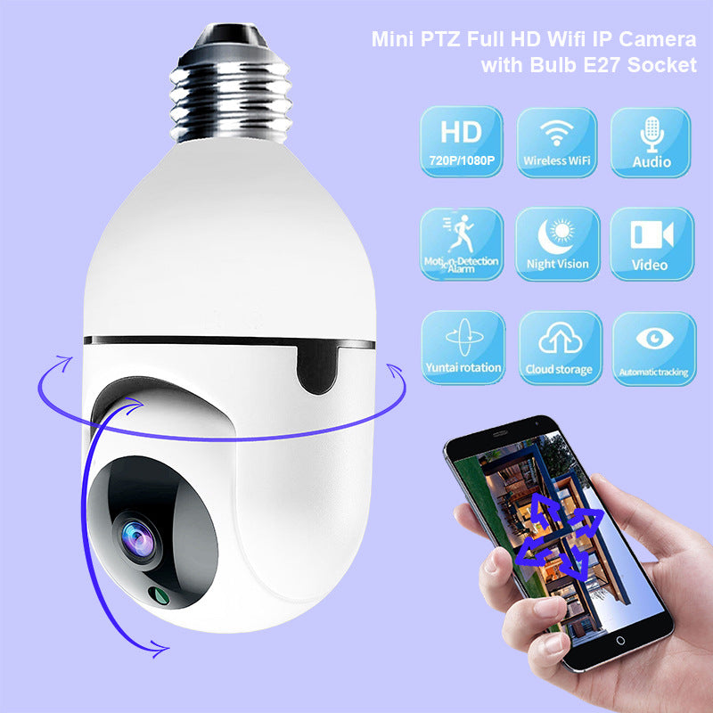Bulb security camera