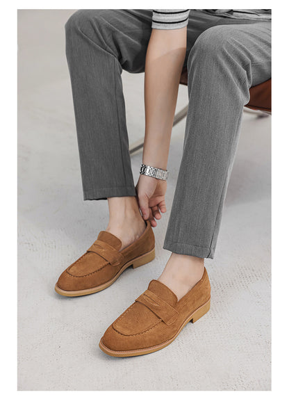Men's Suede Slip-On Loafers