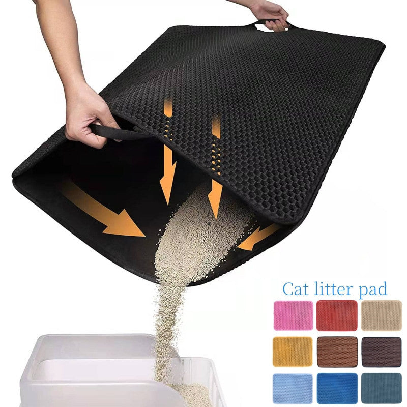 BABEECATS Double Layer EVA Pet Cat Litter Pad