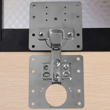 Cabinet hinge repair plate for kitchen cupboard door hinge support
