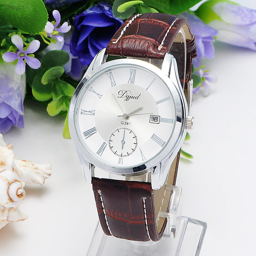Calendar wristwatch men