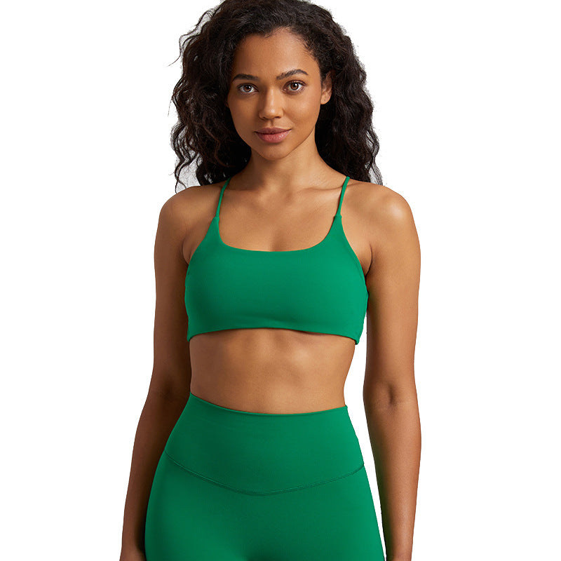 Candy color sports bra