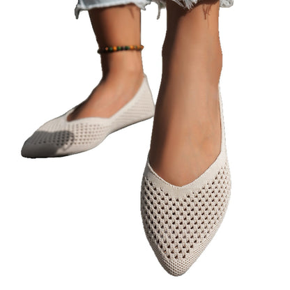 Pointed Toe Flat Loafers