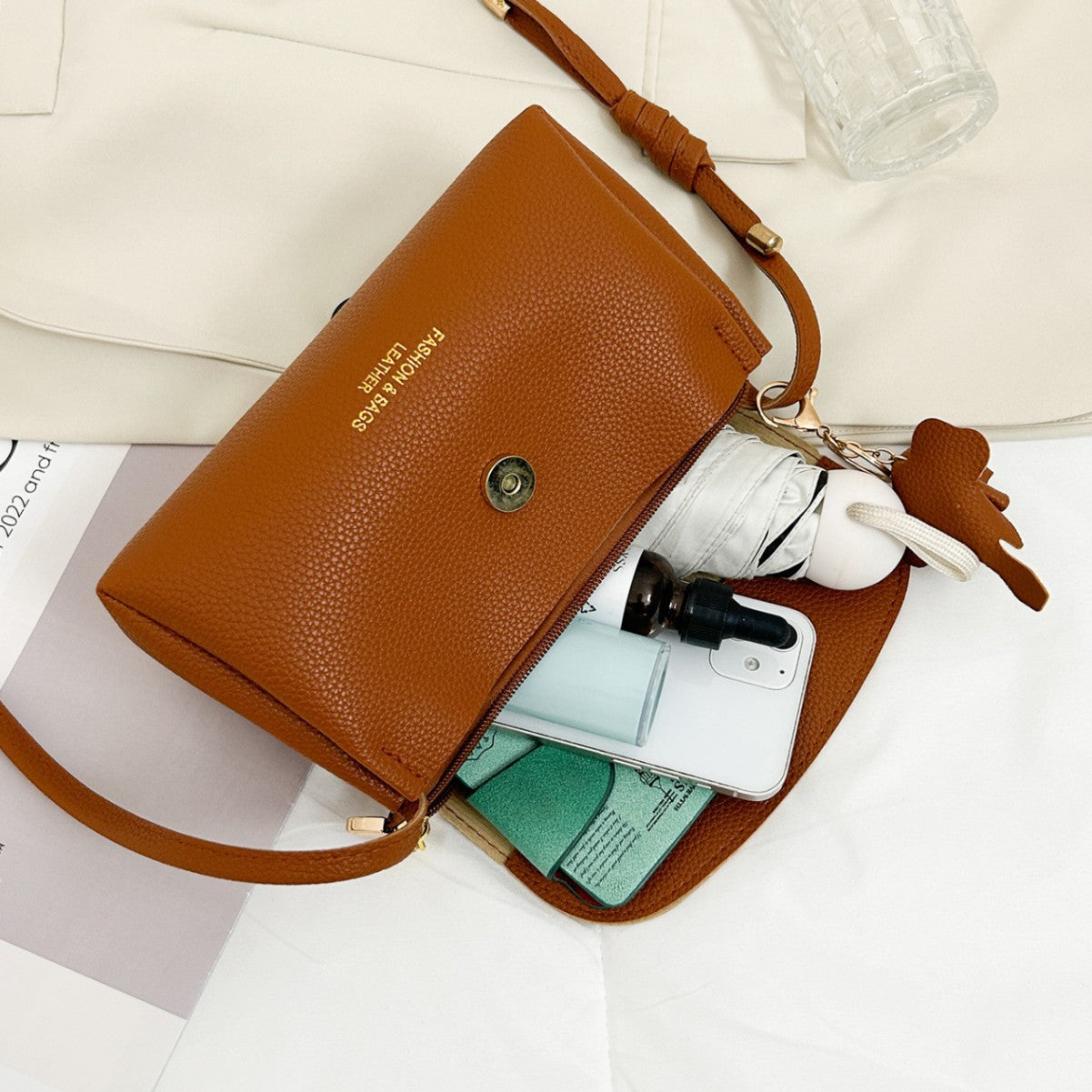 Pillow Style Shoulder Bag
