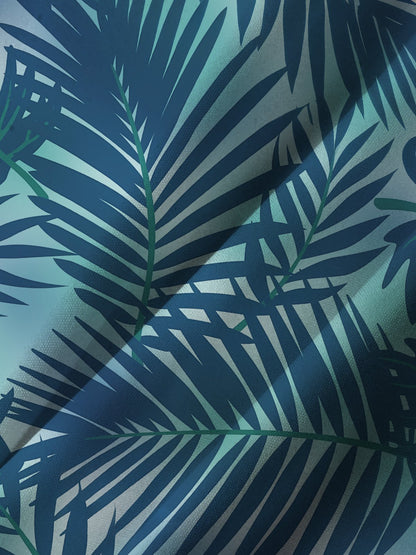 Casual Plants Palm Leaves Print Art Large Size Shirt