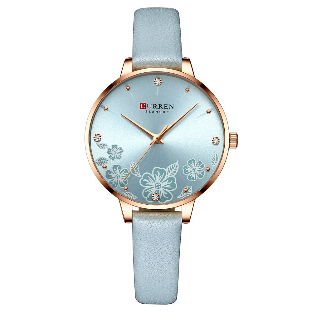 Womens Leather Strap Watch