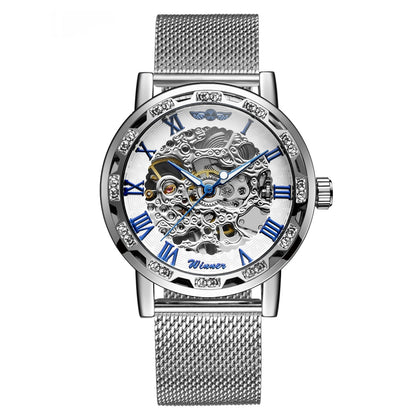 Mens mechanical wrist watch
