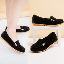 Womens flat peas shoes