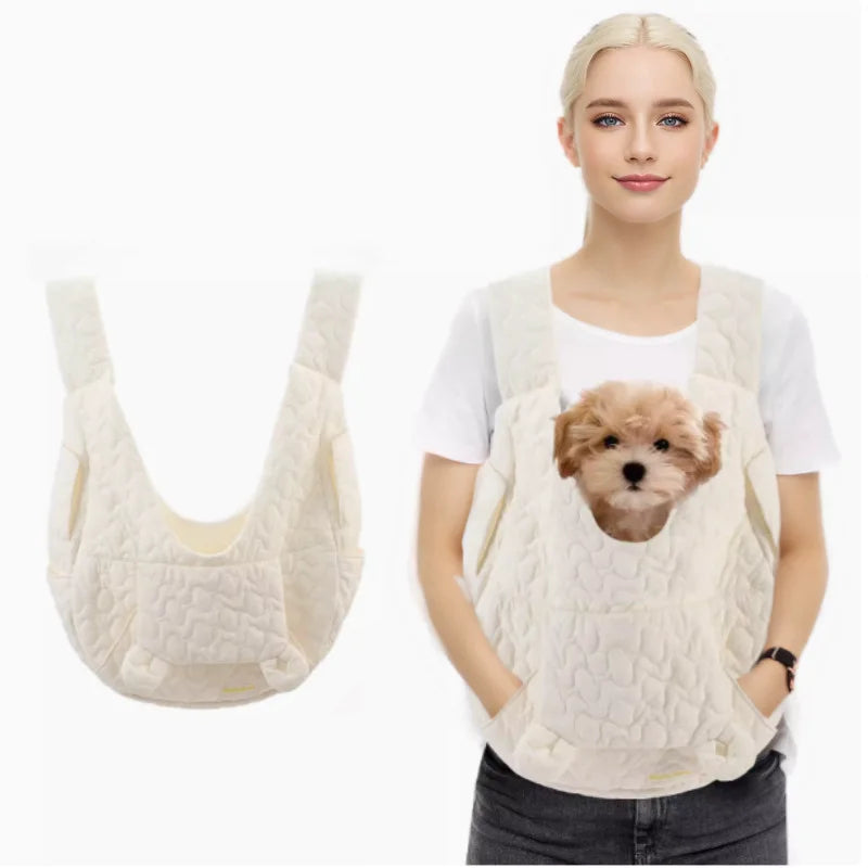 Chest Backpack Pet Outdoor Bag – Breathable Carrier for Small Pets