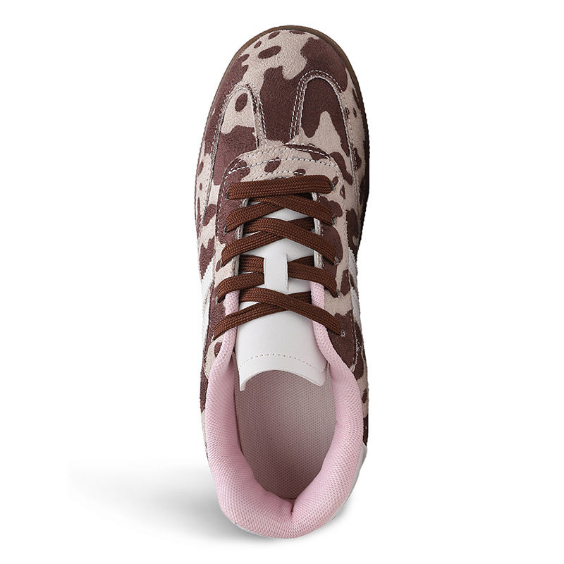 Womens Retro White Sneakers