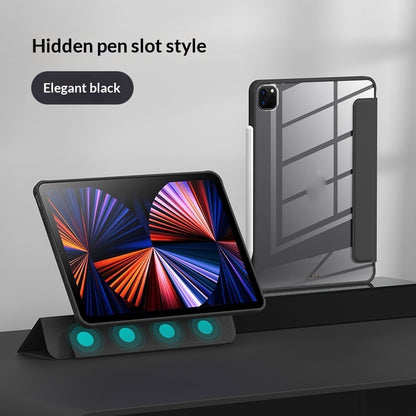 Transparent magnetic iPad case