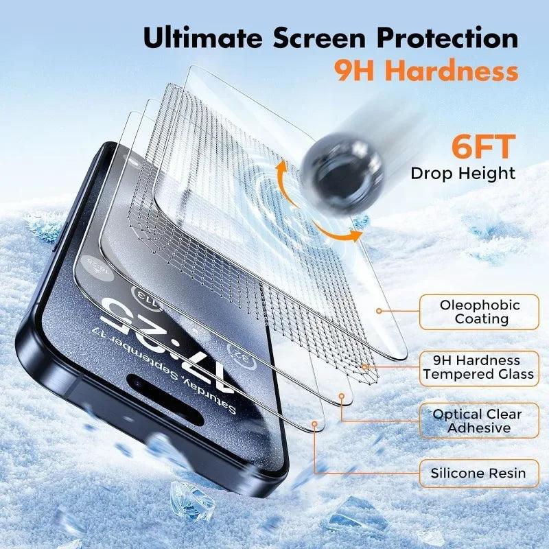 Clear iPhone screen protector