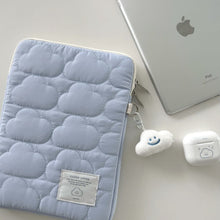 Cloud embroidery tablet bag