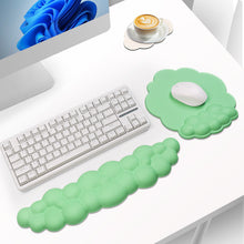 Cloud wrist rest mouse pad