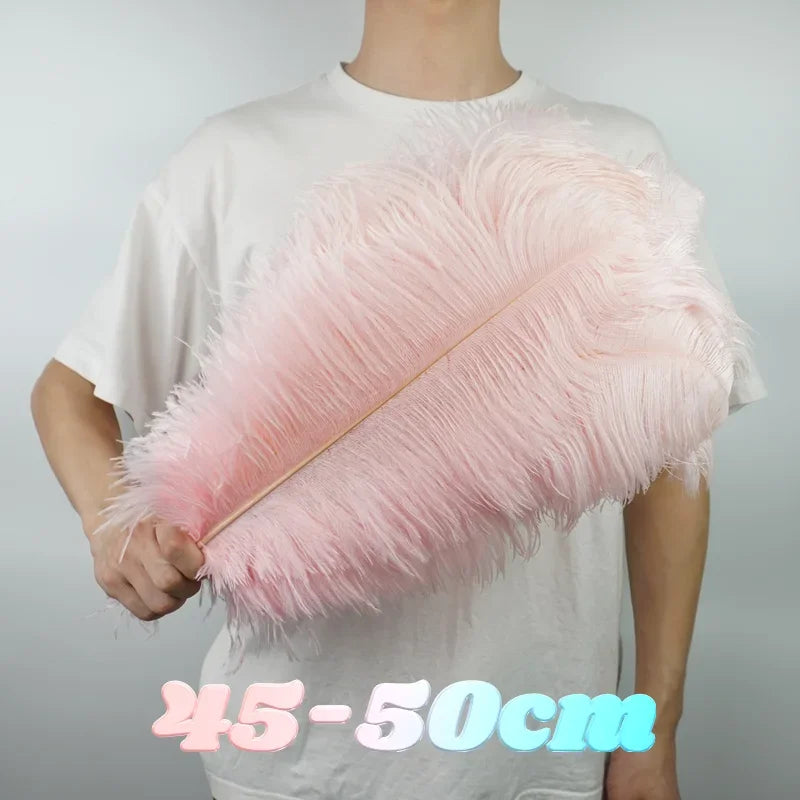 Colored ostrich feathers for wedding craft table centerpieces