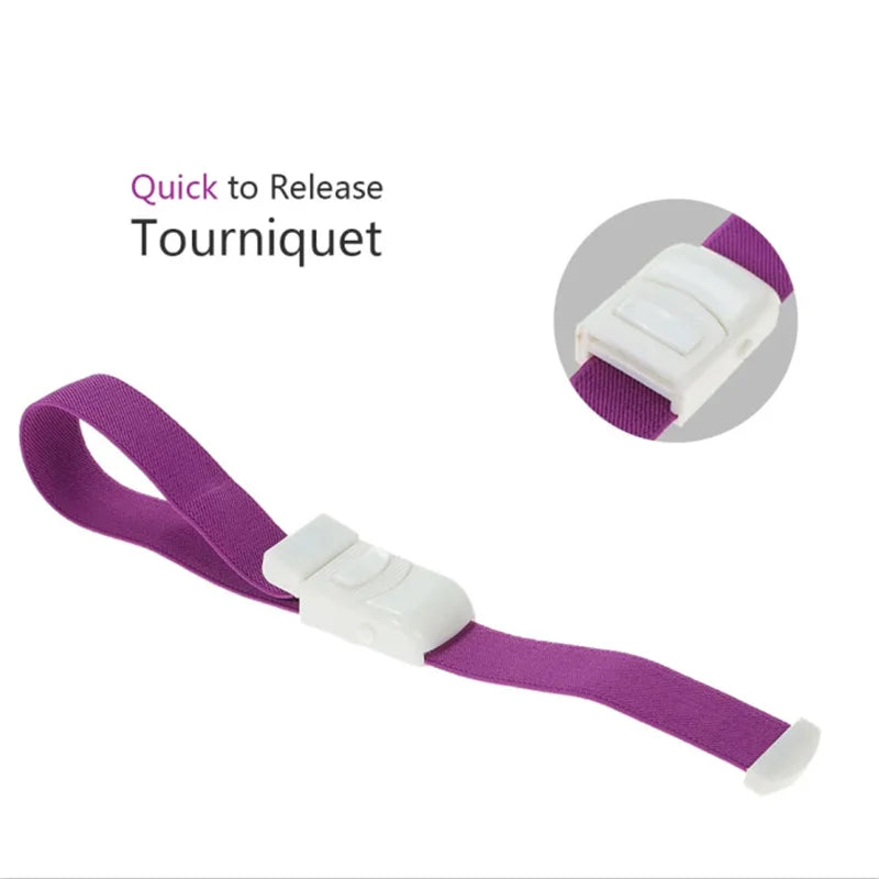 Colorful quick release tourniquet for emergency first aid and medical use