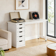 Computer desk with drawers