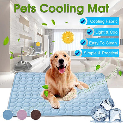 Cooling Summer Dog Mat for Pets – Lightweight and Non-Toxic
