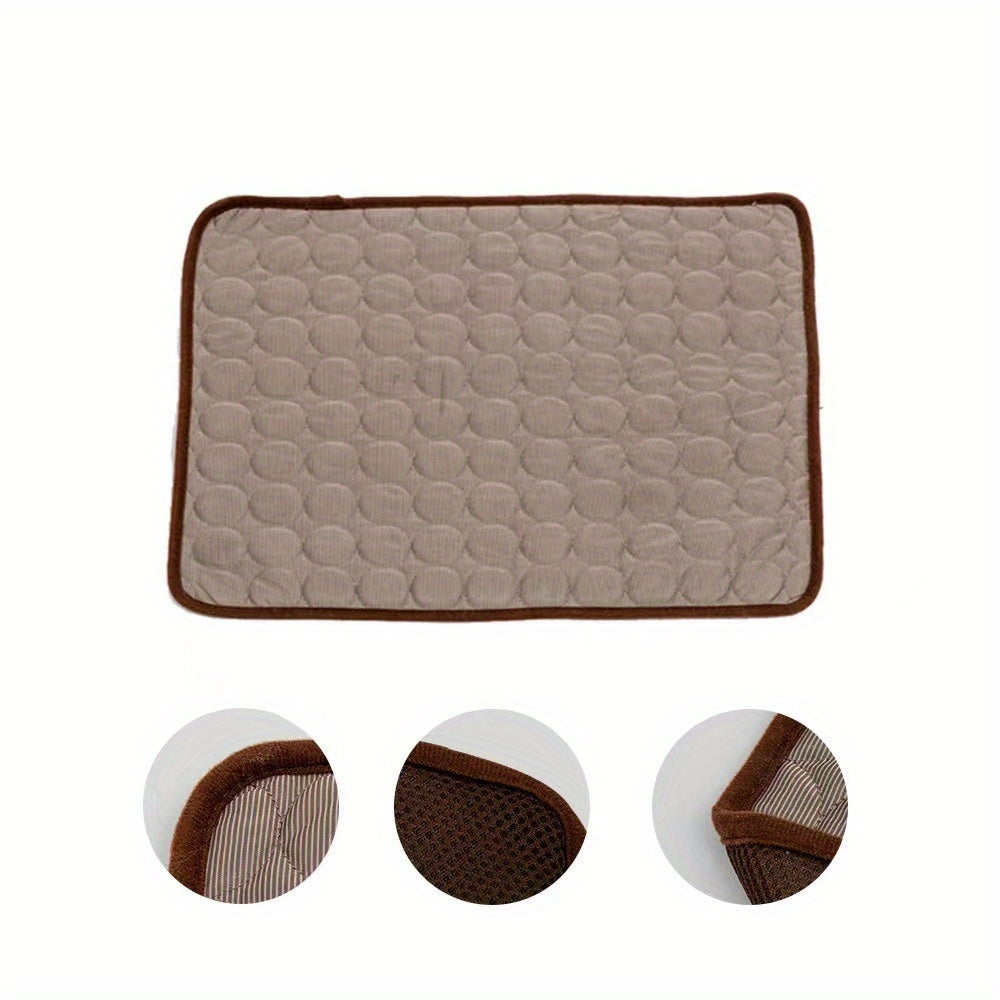 Cooling Summer Dog Mat for Pets – Lightweight and Non-Toxic