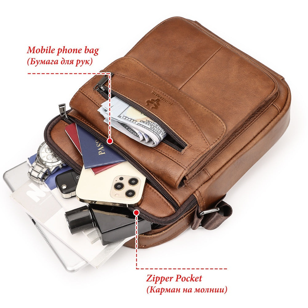 Mens Leather Backpack