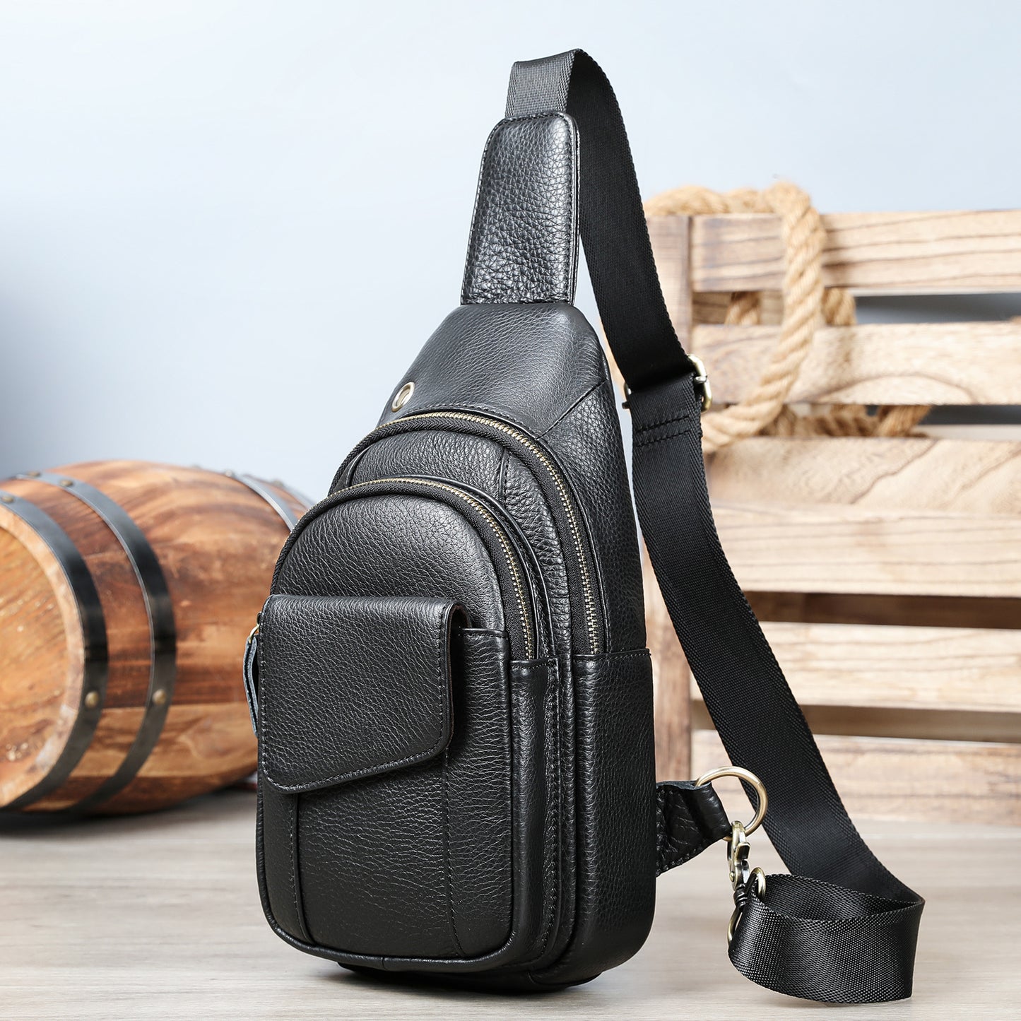 Mens Vintage Crossbody Bag