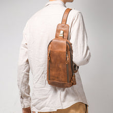 Mens Leather Crossbody Bag