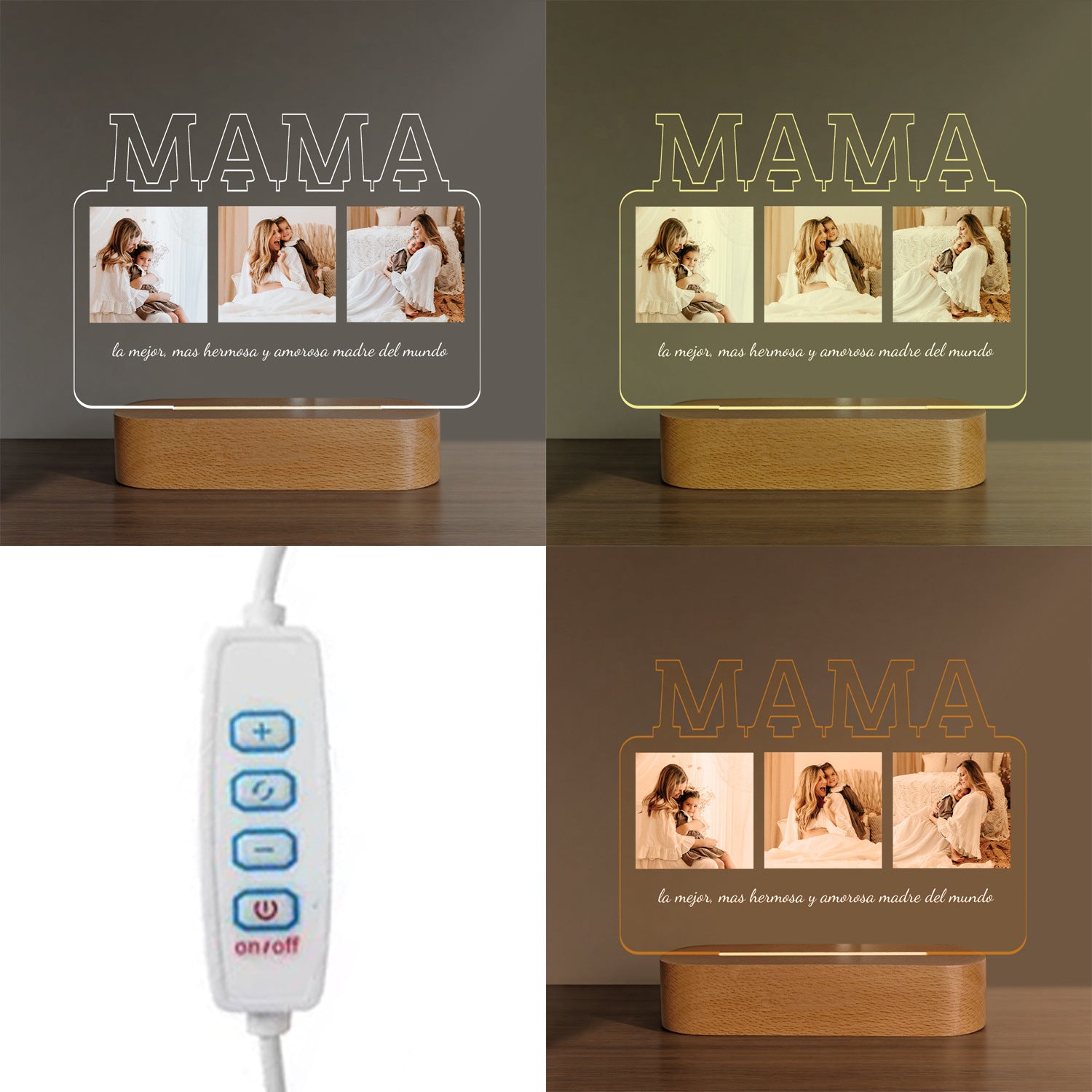 Custom photo lamp