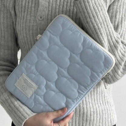 Cloud embroidery tablet bag