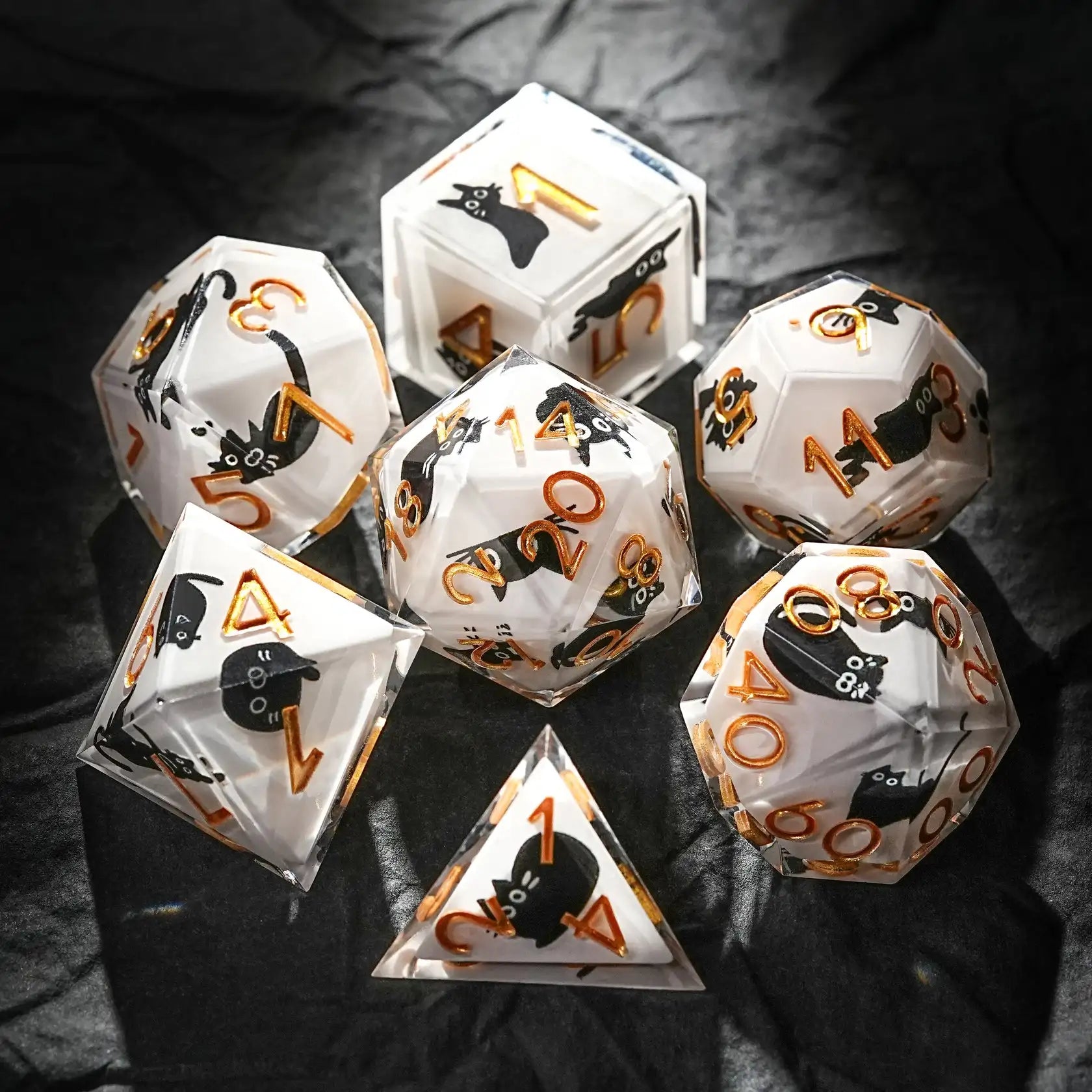 DND Resin Cat Dice Set 