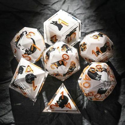 DND Resin Cat Dice Set 