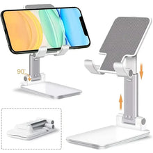 Desk mobile phone holder adjustable stand for hands-free phone use