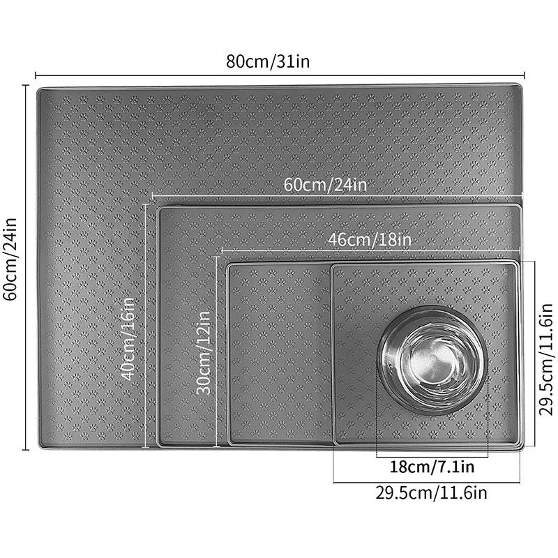 Dog Food bowl Mat