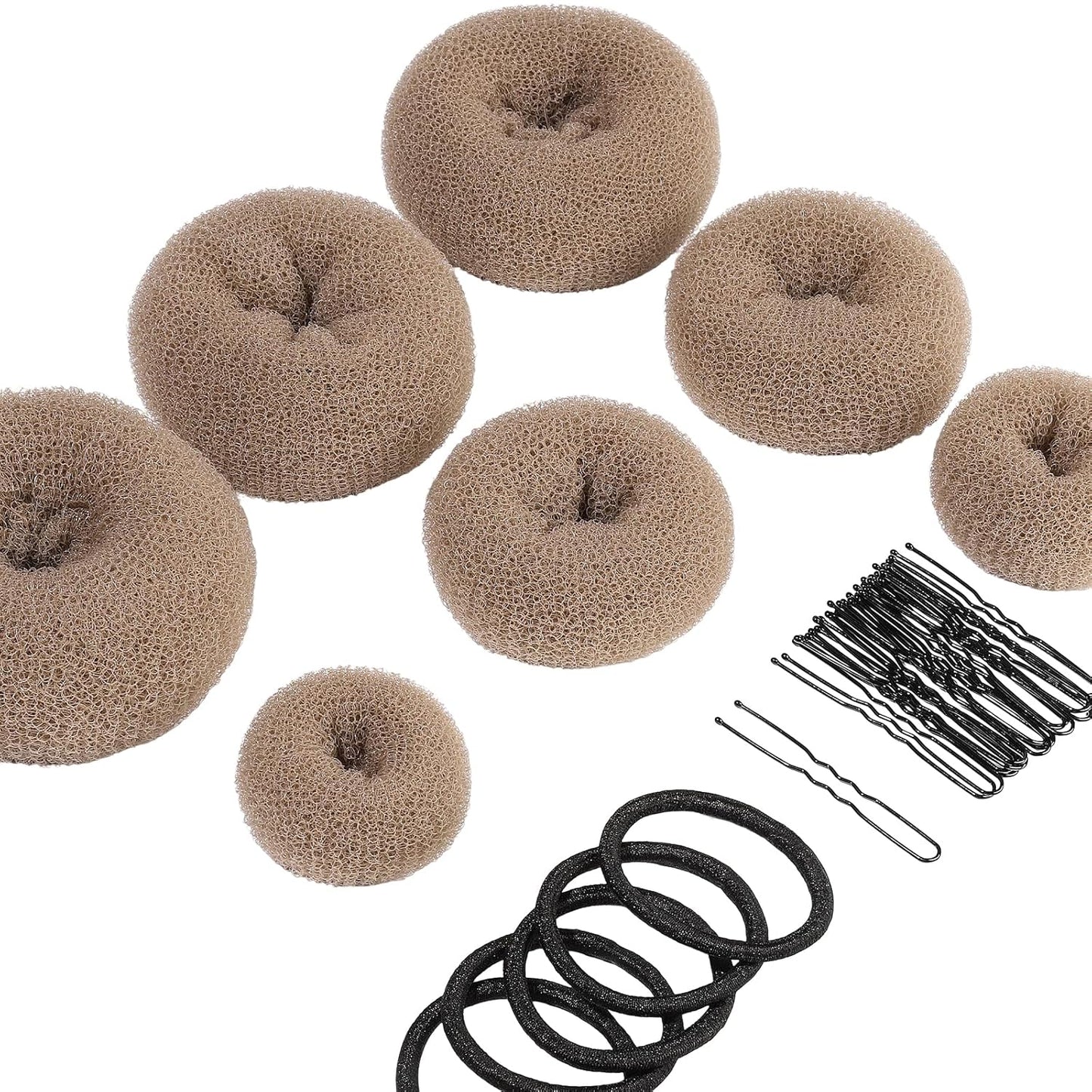 Donut Hair Bun Maker Set