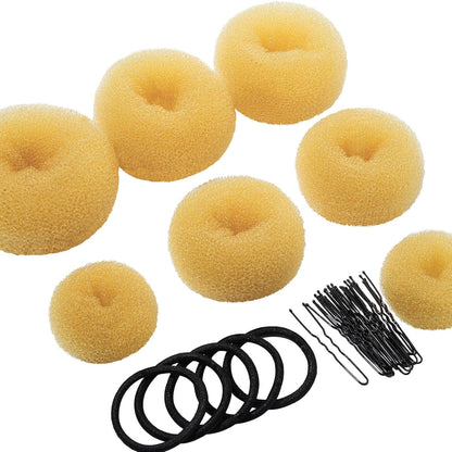 Donut Hair Bun Maker Set