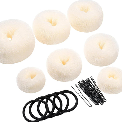 Donut Hair Bun Maker Set