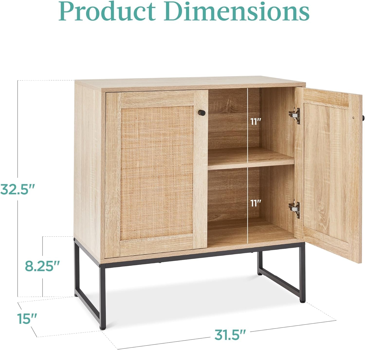 Door Rattan Cabinet