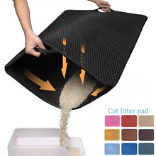 Double Layer Cat Litter Pad – Anti-Tracking Waterproof Mat for Cats