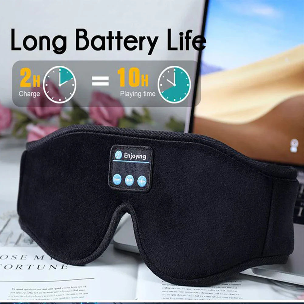 DreamTunes 3D sleep mask headphones with Bluetooth for comfortable sleep