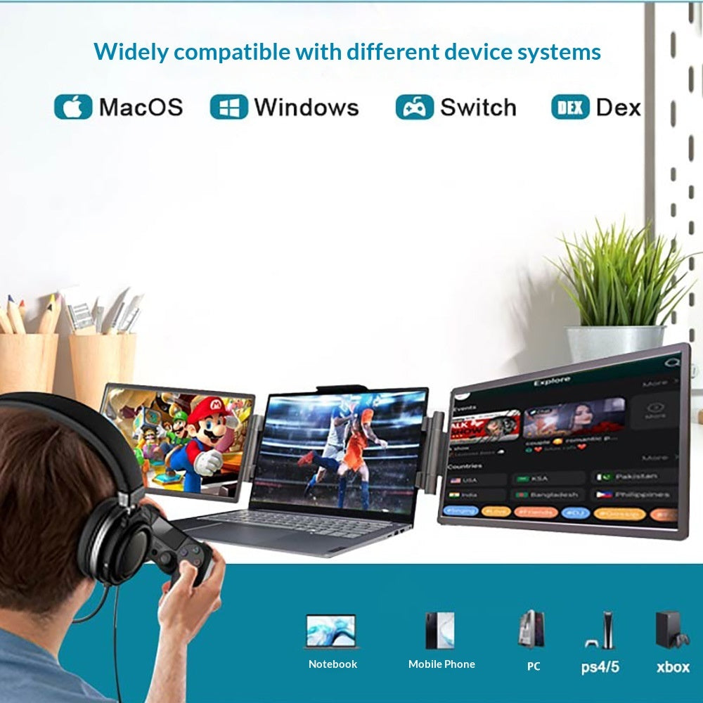 Portable 14 inch laptop monitor