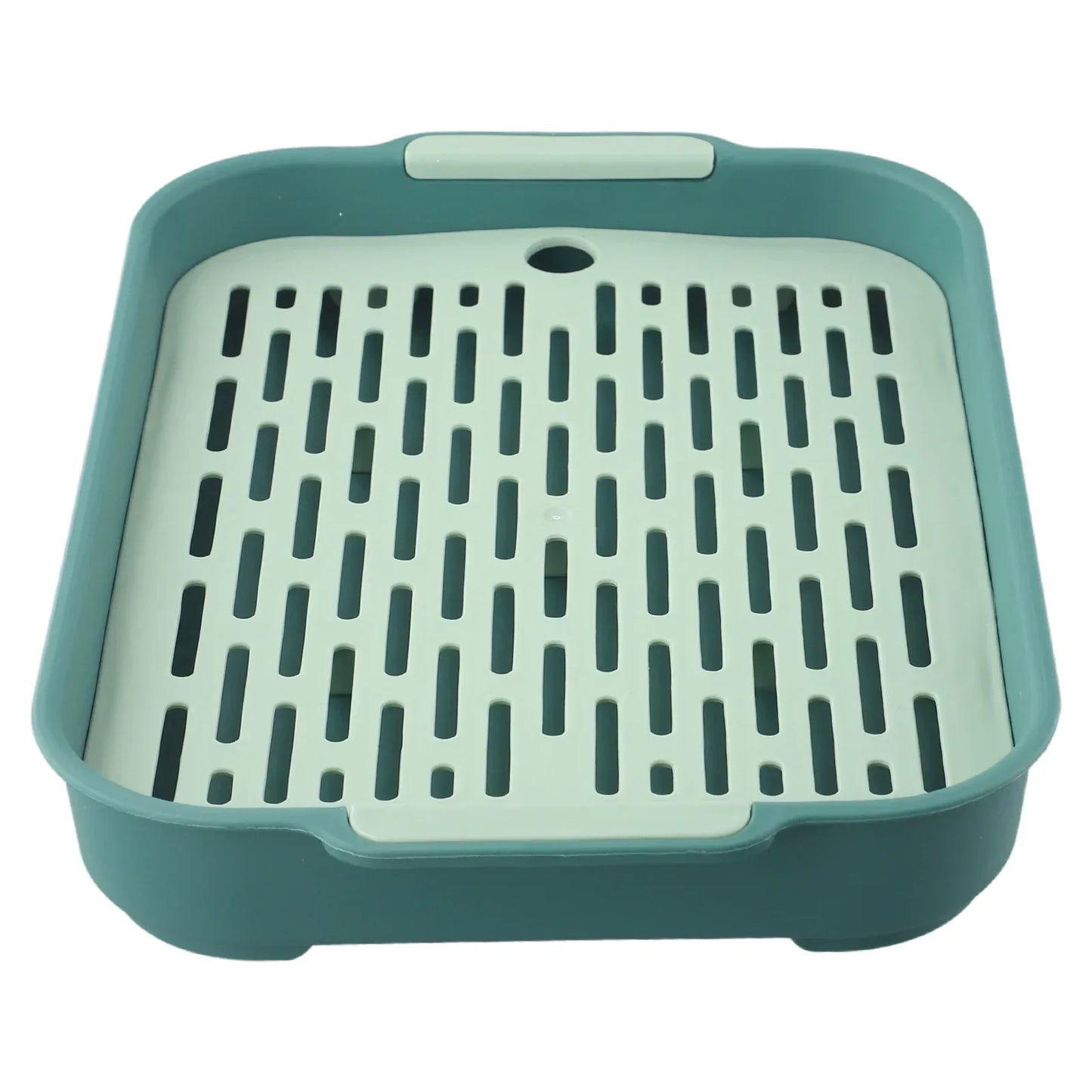 Durable and compact rabbit litter box for small pets with easy-clean tray