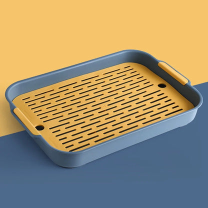 Durable and compact rabbit litter box for small pets with easy-clean tray