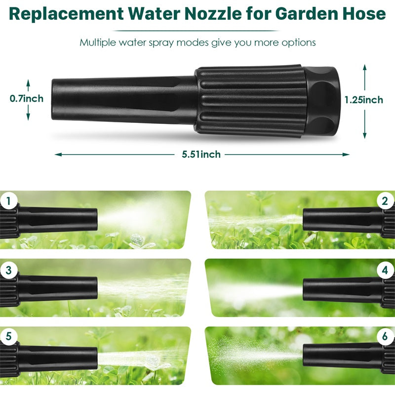 Durable metal garden hose 100ft for outdoor watering and gardening

