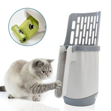 Durable pet litter shovel tool for easy cat litter box cleaning