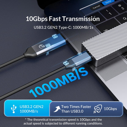 ORICO 10Gbps USB3.2 Gen2 Type-C M.2 NVMe/NGFF(SATA) Dual Protocol SSD Enclosure