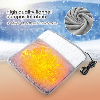 Electric foot heating pad for winter warmth and foot pain relief
