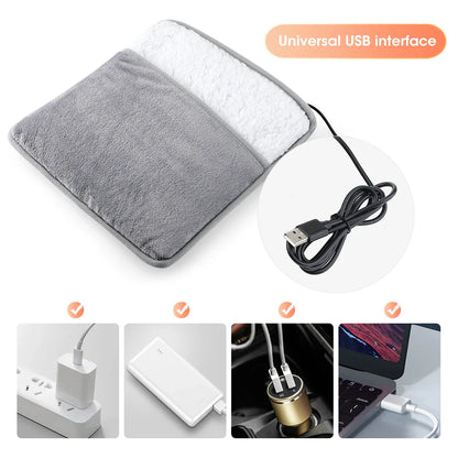 Electric foot heating pad for winter warmth and foot pain relief