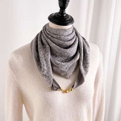 Elegant floral scarf