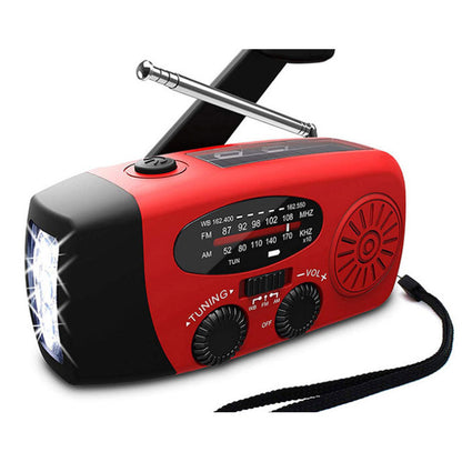 Emergency radio flashlight
