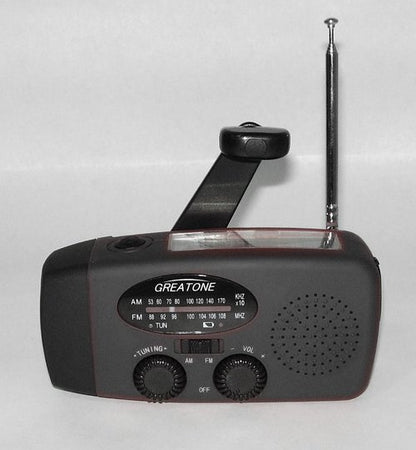 Emergency radio flashlight